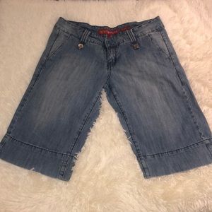 Hot Kiss Wide Leg Bermuda Shorts